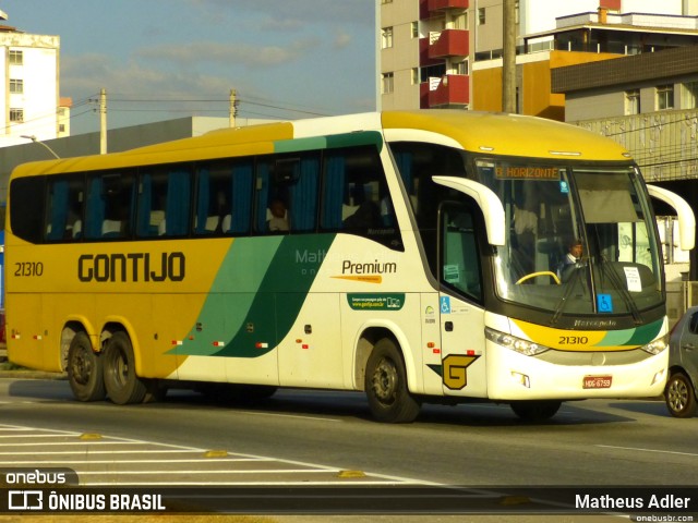 Empresa Gontijo de Transportes 21310 na cidade de Belo Horizonte, Minas Gerais, Brasil, por Matheus Adler. ID da foto: 10247941.