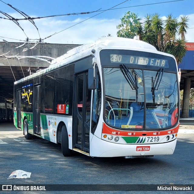 Next Mobilidade - ABC Sistema de Transporte 7219 na cidade de São Paulo, São Paulo, Brasil, por Michel Nowacki. ID da foto: 10248943.