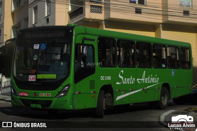 Transportes Santo Antônio DC 3.168 na cidade de Duque de Caxias, Rio de Janeiro, Brasil, por Lucas Alvim. Número da foto: #10246148.