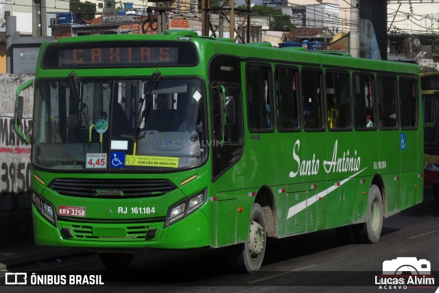 Transportes Santo Antônio RJ 161.184 na cidade de Duque de Caxias, Rio de Janeiro, Brasil, por Lucas Alvim. Número da foto: #10246045.