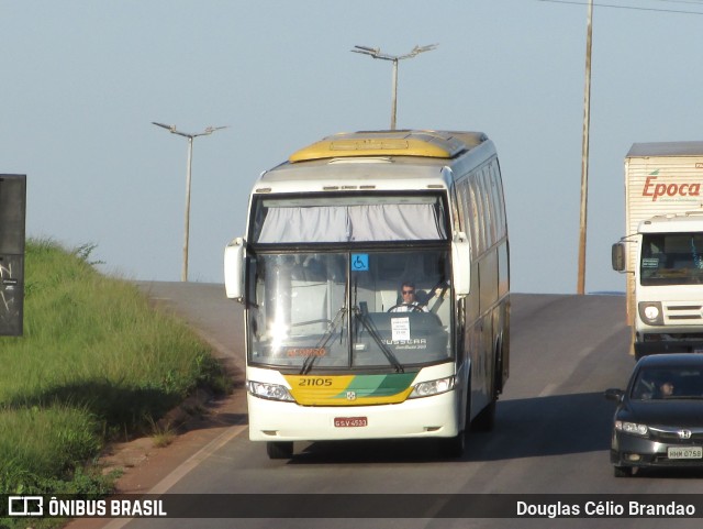 Empresa Gontijo de Transportes 21105 na cidade de Belo Horizonte, Minas Gerais, Brasil, por Douglas Célio Brandao. ID da foto: 10248289.