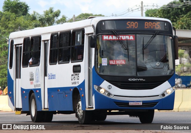ViaBus Transportes CT-97705 na cidade de Ananindeua, Pará, Brasil, por Fabio Soares. ID da foto: 10246065.