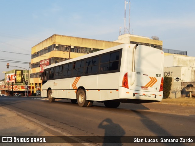 Transvida Transporte Coletivo 1832 na cidade de Ji-Paraná, Rondônia, Brasil, por Gian Lucas  Santana Zardo. Número da foto: #10246363.