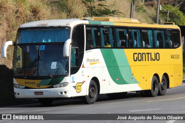 Empresa Gontijo de Transportes 14030 na cidade de Piraí, Rio de Janeiro, Brasil, por José Augusto de Souza Oliveira. ID da foto: 10248976.