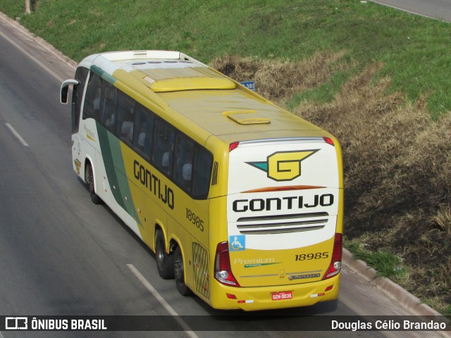 Empresa Gontijo de Transportes 18985 na cidade de Belo Horizonte, Minas Gerais, Brasil, por Douglas Célio Brandao. ID da foto: 10247459.