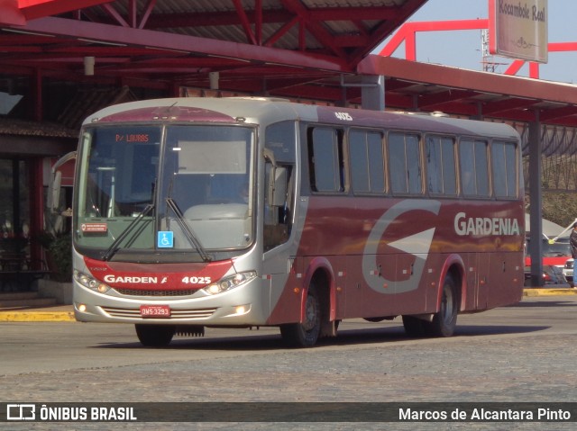 Expresso Gardenia 4025 na cidade de Perdões, Minas Gerais, Brasil, por Marcos de Alcantara Pinto. ID da foto: 10251140.