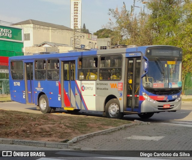 Viação Miracatiba 15.748 na cidade de São Paulo, São Paulo, Brasil, por Diego Cardoso da Silva. Número da foto: #10251100.