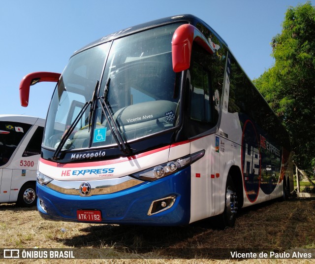 HE Express 1207 na cidade de Aparecida, São Paulo, Brasil, por Vicente de Paulo Alves. Número da foto: #10251023.