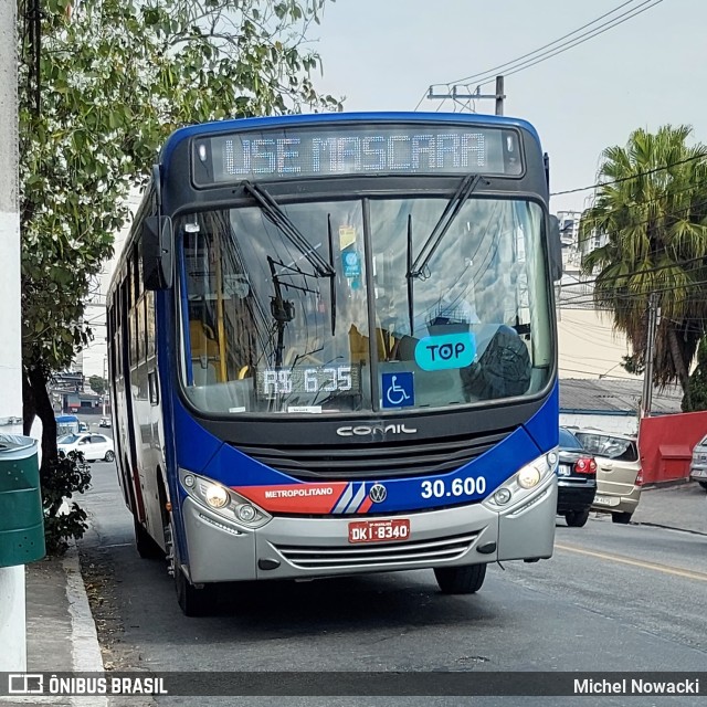 Empresa de Ônibus Vila Galvão 30.600 na cidade de São Paulo, São Paulo, Brasil, por Michel Nowacki. ID da foto: 10252267.