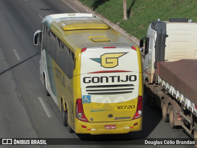 Empresa Gontijo de Transportes 18720 na cidade de Belo Horizonte, Minas Gerais, Brasil, por Douglas Célio Brandao. ID da foto: 10250004.