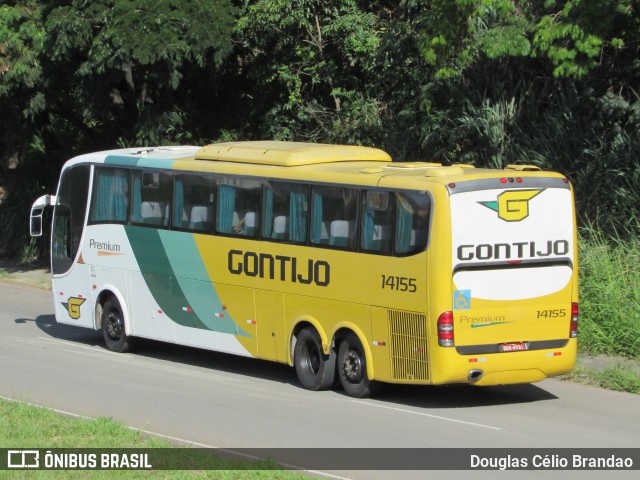 Empresa Gontijo de Transportes 14155 na cidade de Belo Horizonte, Minas Gerais, Brasil, por Douglas Célio Brandao. ID da foto: 10250205.