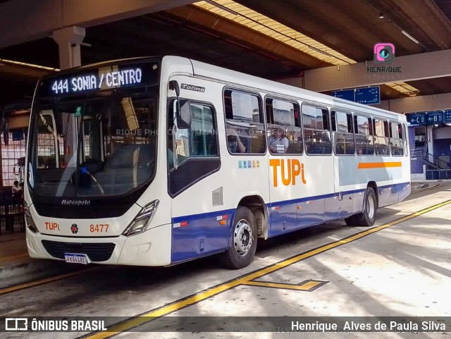 TUPi Transportes Urbanos Piracicaba 8477 na cidade de Piracicaba, São Paulo, Brasil, por Henrique Alves de Paula Silva. ID da foto: 10249514.