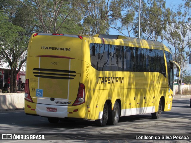 Viação Itapemirim 60081 na cidade de Caruaru, Pernambuco, Brasil, por Lenilson da Silva Pessoa. ID da foto: 10250855.