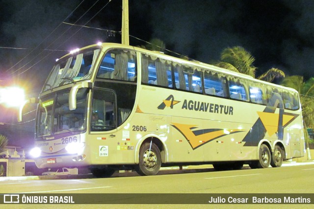 Aguavertur Turismo 2606 na cidade de Aracaju, Sergipe, Brasil, por Julio Cesar  Barbosa Martins. Número da foto: #10249241.