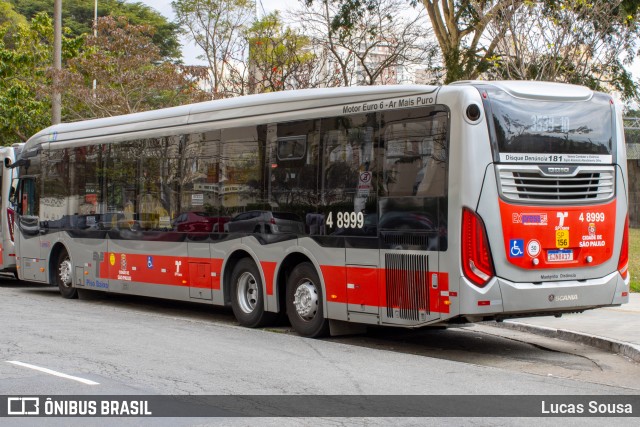 Express Transportes Urbanos Ltda 4 8999 na cidade de São Paulo, São Paulo, Brasil, por Lucas Sousa. ID da foto: 10251312.