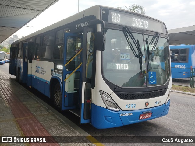 Insular Transportes Coletivos 45192 na cidade de Florianópolis, Santa Catarina, Brasil, por Cauã Augusto. Número da foto: #10250779.