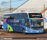 Trans Isaak Turismo 1713 na cidade de Cascavel, Paraná, Brasil, por Tadeu Vasconcelos. ID da foto: :id.