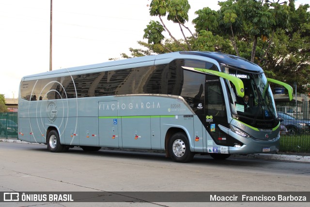 Viação Garcia 82068 na cidade de São Paulo, São Paulo, Brasil, por Moaccir  Francisco Barboza. Número da foto: #10253538.