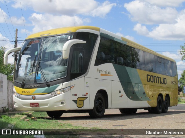 Empresa Gontijo de Transportes 18275 na cidade de Teresina, Piauí, Brasil, por Glauber Medeiros. ID da foto: 10253864.