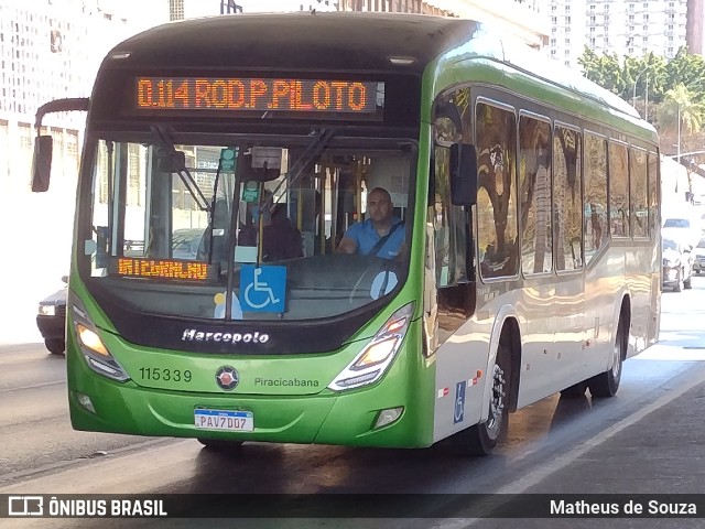 Viação Piracicabana Distrito Federal 115339 na cidade de Brasília, Distrito Federal, Brasil, por Matheus de Souza. Número da foto: #10254240.