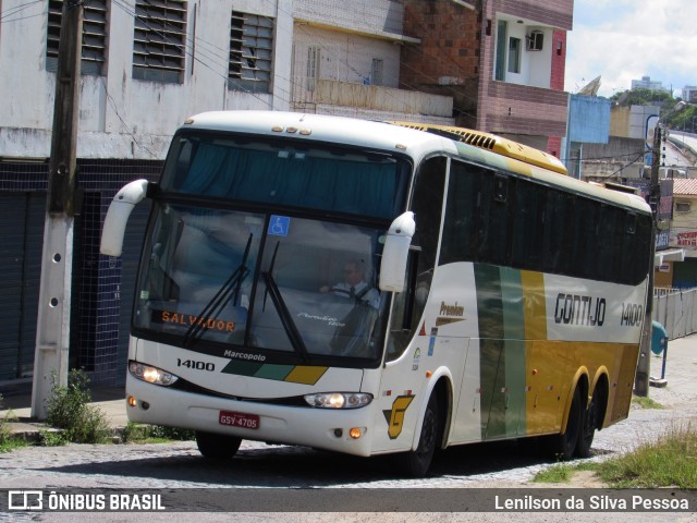 Empresa Gontijo de Transportes 14100 na cidade de Caruaru, Pernambuco, Brasil, por Lenilson da Silva Pessoa. ID da foto: 10253328.