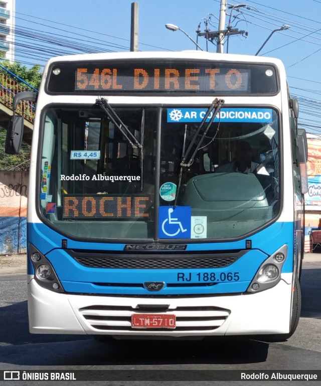 Viação Nossa Senhora da Penha RJ 188.065 na cidade de Nova Iguaçu, Rio de Janeiro, Brasil, por Rodolfo Albuquerque. ID da foto: 10252669.