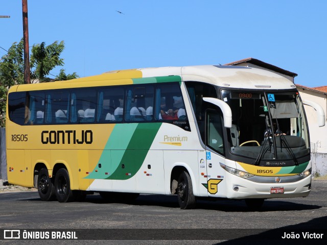 Empresa Gontijo de Transportes 18505 na cidade de Teresina, Piauí, Brasil, por João Victor. ID da foto: 10255322.