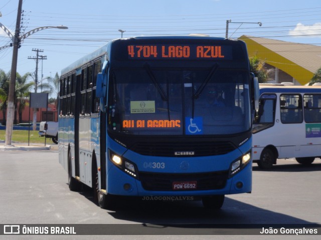 Taguatur - Taguatinga Transporte e Turismo 04303 na cidade de Novo Gama, Goiás, Brasil, por João Gonçalves. ID da foto: 10253933.