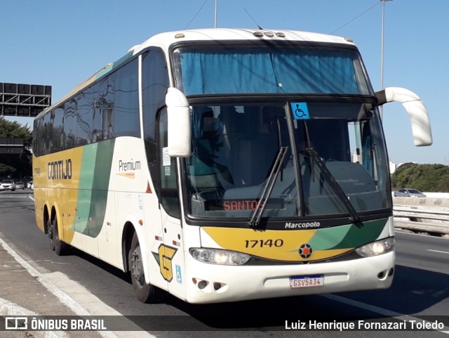 Empresa Gontijo de Transportes 17140 na cidade de São Paulo, São Paulo, Brasil, por Luiz Henrique Fornazari Toledo. ID da foto: 10253194.