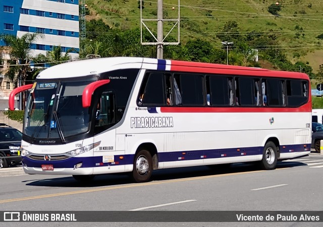 Viação Piracicabana 1739 na cidade de Aparecida, São Paulo, Brasil, por Vicente de Paulo Alves. ID da foto: 10254227.