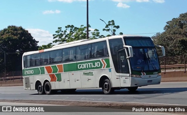 Empresa Gontijo de Transportes 21010 na cidade de Betim, Minas Gerais, Brasil, por Paulo Alexandre da Silva. ID da foto: 10254754.