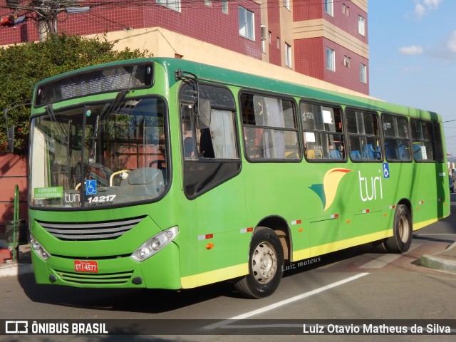 Turi Transportes - Sete Lagoas 14217 na cidade de Matozinhos, Minas Gerais, Brasil, por Luiz Otavio Matheus da Silva. ID da foto: 10254416.