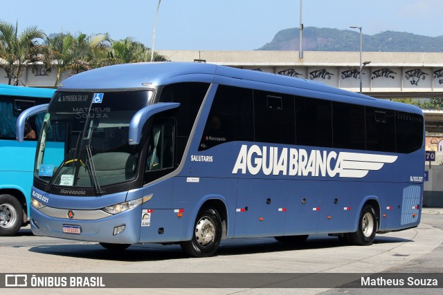 Viação Águia Branca RJ 193.021 na cidade de Rio de Janeiro, Rio de Janeiro, Brasil, por Matheus Souza. ID da foto: 10254075.