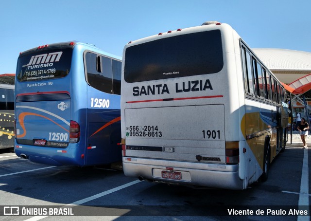 Santa Luzia Transportes Rodoviários 1901 na cidade de Aparecida, São Paulo, Brasil, por Vicente de Paulo Alves. ID da foto: 10254152.