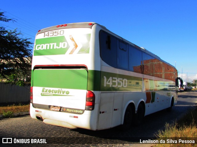 Empresa Gontijo de Transportes 14350 na cidade de Caruaru, Pernambuco, Brasil, por Lenilson da Silva Pessoa. ID da foto: 10253356.