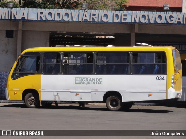 Grande Ocidental 034 na cidade de Novo Gama, Goiás, Brasil, por João Gonçalves. ID da foto: 10253795.