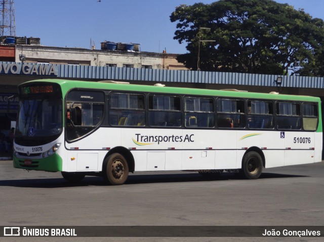 Transportes AC 510076 na cidade de Novo Gama, Goiás, Brasil, por João Gonçalves. ID da foto: 10253866.