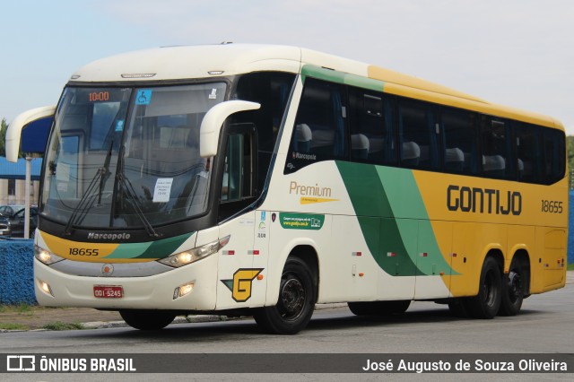 Empresa Gontijo de Transportes 18655 na cidade de São Paulo, São Paulo, Brasil, por José Augusto de Souza Oliveira. ID da foto: 10254801.