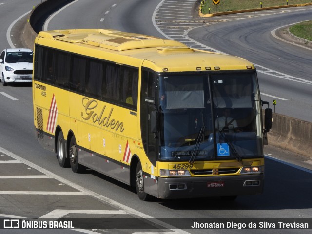 Viação Itapemirim 45299 na cidade de Lavrinhas, São Paulo, Brasil, por Jhonatan Diego da Silva Trevisan. Número da foto: #10252971.