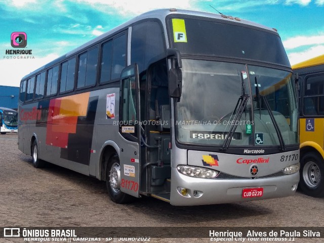 Transportes Capellini 81170 na cidade de Hortolândia, São Paulo, Brasil, por Henrique Alves de Paula Silva. Número da foto: #10255445.