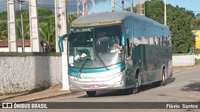 Auto Viação Camurujipe 4043 na cidade de Cruz das Almas, Bahia, Brasil, por Flávio  Santos. Número da foto: #10253992.