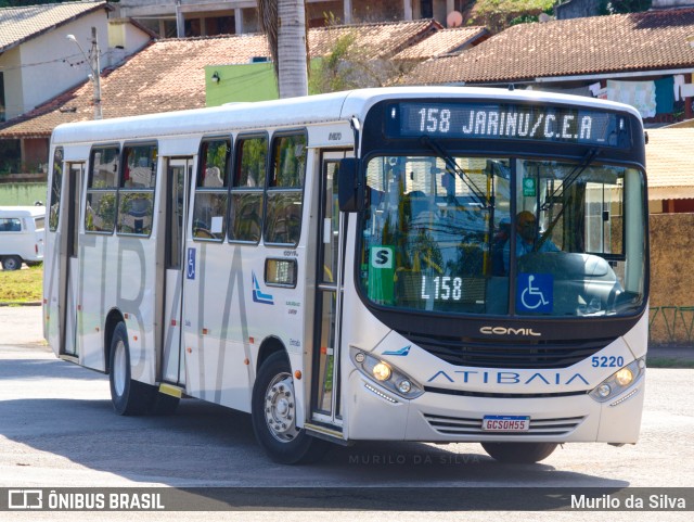 Viação Atibaia São Paulo 5220 na cidade de Jarinu, São Paulo, Brasil, por Murilo da Silva. ID da foto: 10252873.