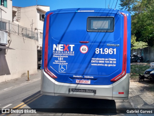 Next Mobilidade - ABC Sistema de Transporte 81.961 na cidade de São Bernardo do Campo, São Paulo, Brasil, por Gabriel Garves. ID da foto: 10253610.