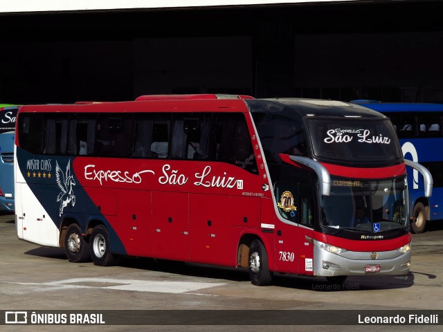 Expresso São Luiz 7830 na cidade de Goiânia, Goiás, Brasil, por Leonardo Fidelli. Número da foto: #10253463.