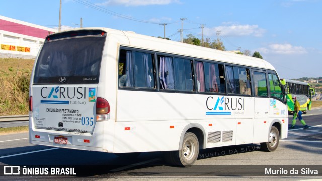 Carusi Transportes 035 na cidade de Jarinu, São Paulo, Brasil, por Murilo da Silva. ID da foto: 10253258.