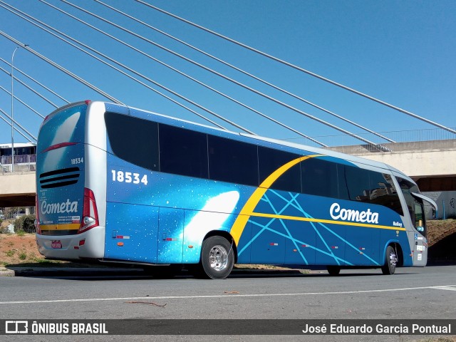 Viação Cometa 18534 na cidade de Campinas, São Paulo, Brasil, por José Eduardo Garcia Pontual. Número da foto: #10252842.
