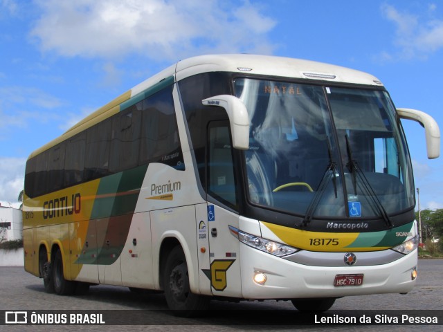 Empresa Gontijo de Transportes 18175 na cidade de Caruaru, Pernambuco, Brasil, por Lenilson da Silva Pessoa. ID da foto: 10253365.