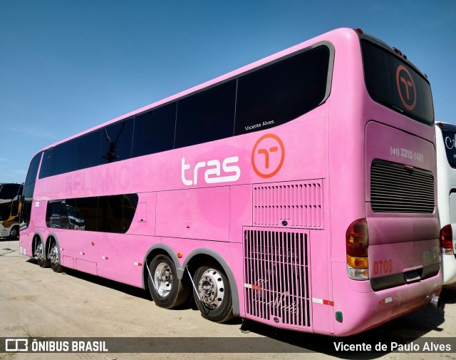 TRAS - Transportes Rodoviários Atlântico Sul 0708 na cidade de Aparecida, São Paulo, Brasil, por Vicente de Paulo Alves. Número da foto: #10253423.