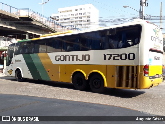 Empresa Gontijo de Transportes 17200 na cidade de Nova Iguaçu, Rio de Janeiro, Brasil, por Augusto César. ID da foto: 10252879.