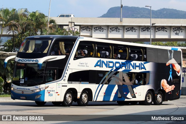 Empresa de Transportes Andorinha 7404 na cidade de Rio de Janeiro, Rio de Janeiro, Brasil, por Matheus Souza. ID da foto: 10254080.